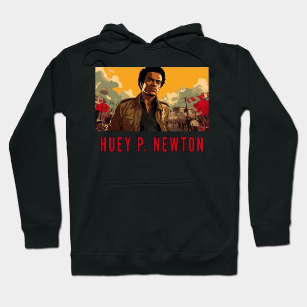 Huey Newton Hoodie by UrbanLifeApparel